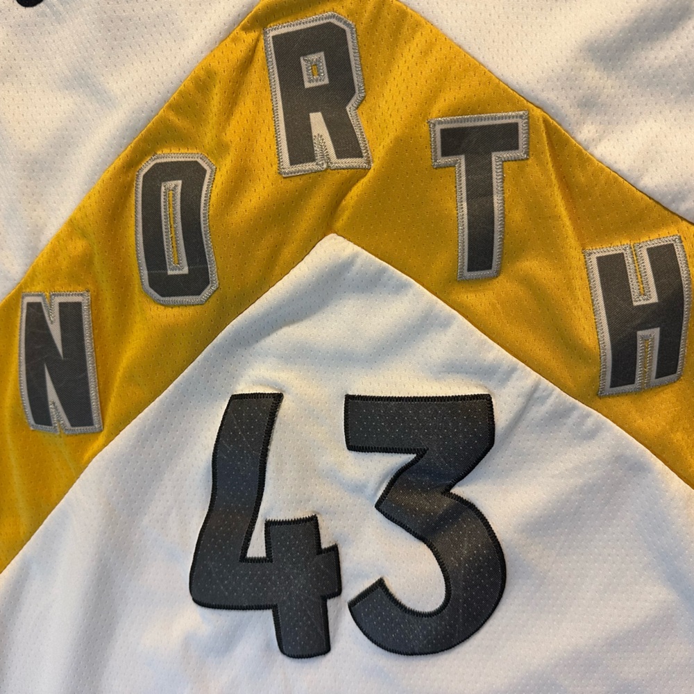 Nike men Toronto Raptors Pascal Siakam white swingman jersey sz 50 - Picture 3 of 8